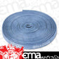 Moroso MO72000 Insulated Wire Sleeve; 7-8 Mm Wire; Silicone Impregnated Woven Fiberglass; 25 Ft. Roll; Blue;