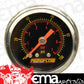 Aeroflow AF30-2005 1-1/2" 0-100 Psi Press Gauge Black Face Orange Pointer