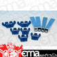 Moroso MO72150 Universal Spark Plug Lead Separators Suit 7-9Mm Blue/Chrome