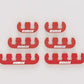 Moroso MO72161 Spark Plug Lead Separators Red Suit 7 - 9Mm Wires