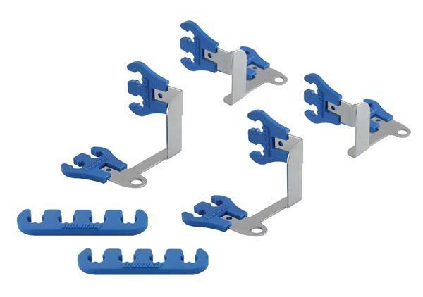 Suit Chevy small block V8 Show Car Ignition Lead Loom Kit Blue 7-9Mm Wire Chev SB Moroso MO72170
