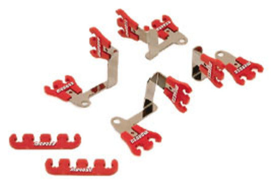 Moroso MO72176 Spark Plug Lead Separators 7-9Mm Red BB Chev