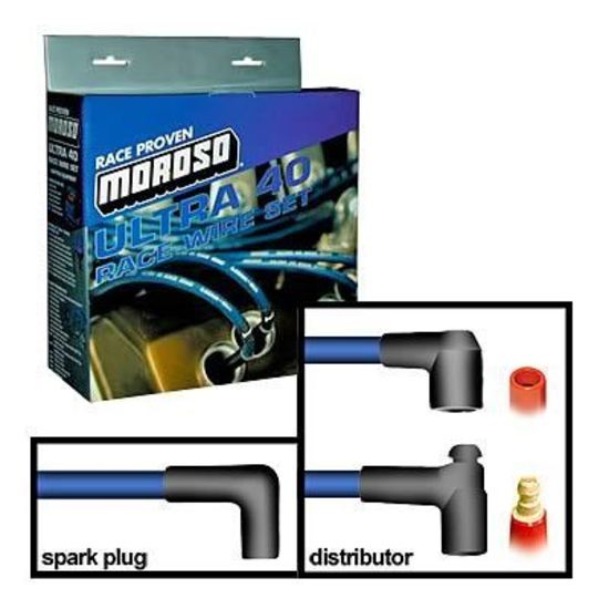Moroso MO73800 Ultra 40 Race Wire; Universal Wire Set; 90 Deg;