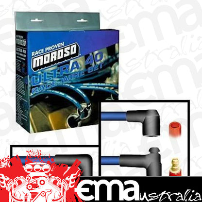Moroso MO73800 Ultra 40 Race Wire; Universal Wire Set; 90 Deg;