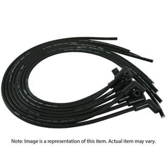 Moroso MO73815 Ultra 40 Race Wire; Universal Wire Set; Straight; Black/Black Boots