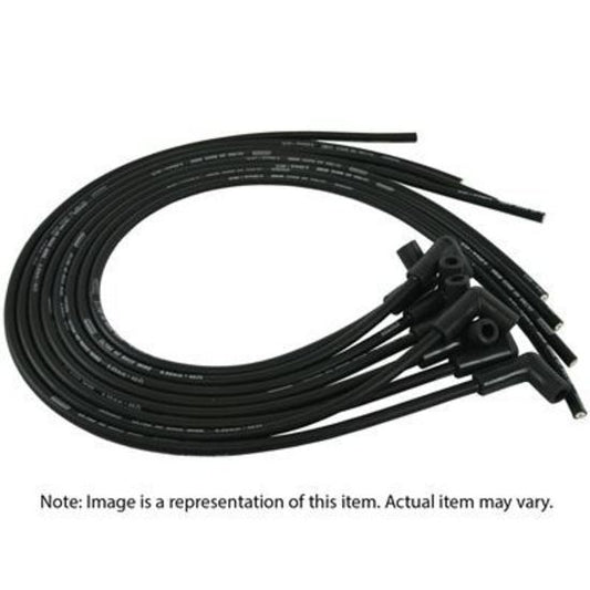 Moroso MO73815 Ultra 40 Race Wire; Universal Wire Set; Straight; Black/Black Boots