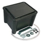 Moroso MO74051 Sealed Plastic Battery Box Black 13-1/8" X 11-1/8" X 11-1/8"