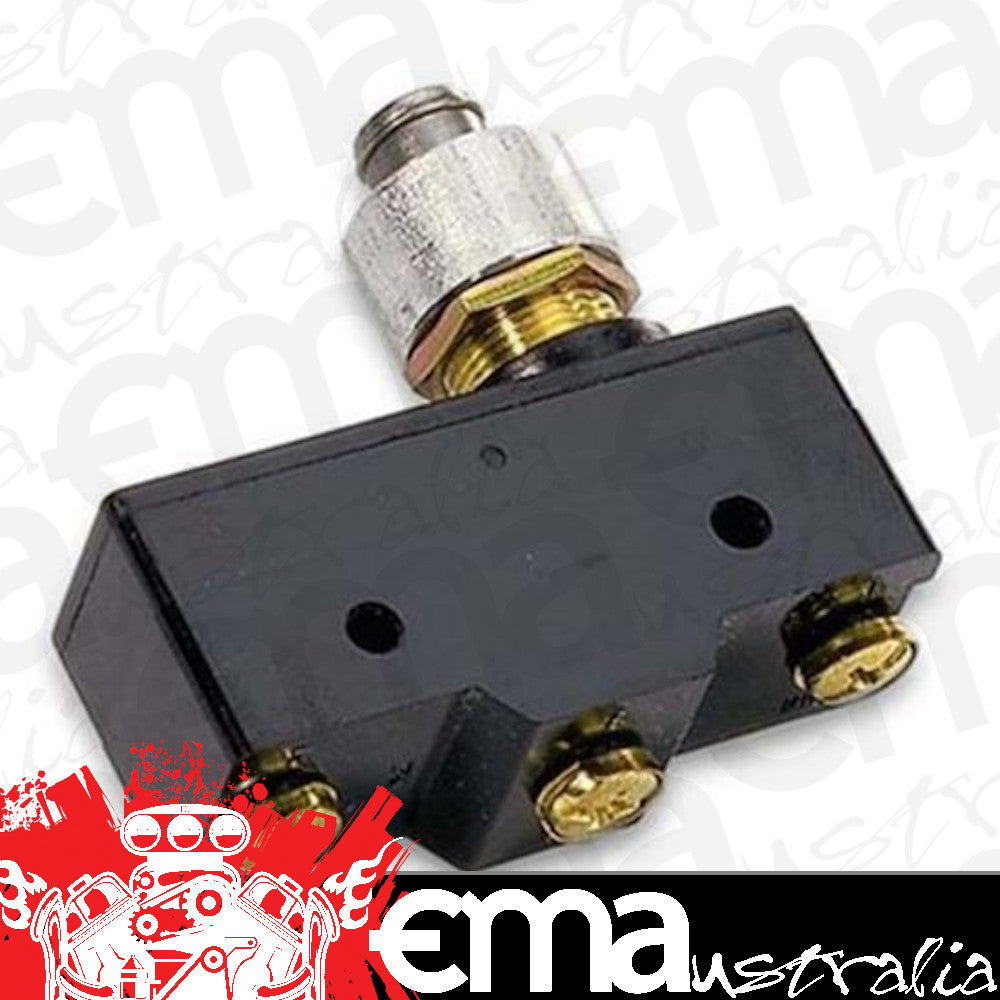 Moroso MO74123 Adjustable Universal Momentary Switch; Heavy Duty; Push Button; 15 Amp Dc; Use w/Switch Cable Pn[74115];