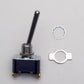 Moroso MO74124 Momentary On Toggle Switch; 25 Amps Lamp Load/35 Amps Inductive Load; Long Handle; 1.5 In.; Incl. Momentary On/Off Faceplate;