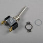Moroso MO74125 Momentary On Toggle Switch; 25 Amps Lamp Load/35 Amps Inductive Load; Long Handle; 1.5 In.; Incl. On/Off Faceplate;