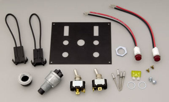 Moroso | MO74130 | Switch Panel 3 Switches Aluminium Black 4"W X 5"H