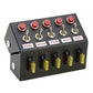 Moroso MO74132 Switch Panel Roll Cage Mount Steel Black 5.50 In. Wide 4 In. Tall Fused 5 Toggle Switches (each)