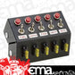 Moroso MO74132 Switch Panel Roll Cage Mount Steel Black 5.50 In. Wide 4 In. Tall Fused 5 Toggle Switches (each)