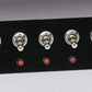 Moroso MO74133 Toggle Switch Panel; Dash Mount; 2 In. X 5.5 In.; Incl. 5 On/Off Switches/7 Station Fuse Panel;