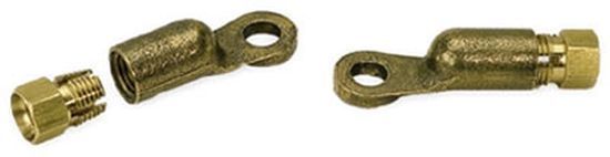 Moroso MO74170 3/8" Battery Cable Remote Fitting End Kit Brass 1 Pair