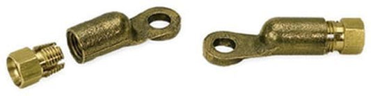 Moroso MO74170 3/8" Battery Cable Remote Fitting End Kit Brass 1 Pair