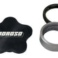 Moroso MO85283 Weld On Filler Cap Kit 1-3/8"-12UNF X 2.6" Od Black with Logo Cap