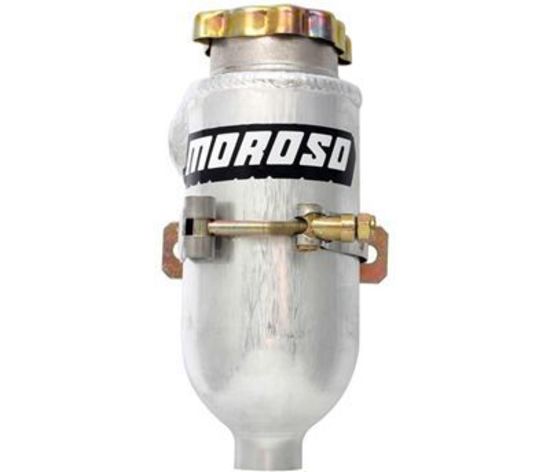 Moroso MO85450 Filler/Breather Tank; Panel Mount; 8 In. Length; 3 1/8 In. Dia.; 1 Qt. Capacity;