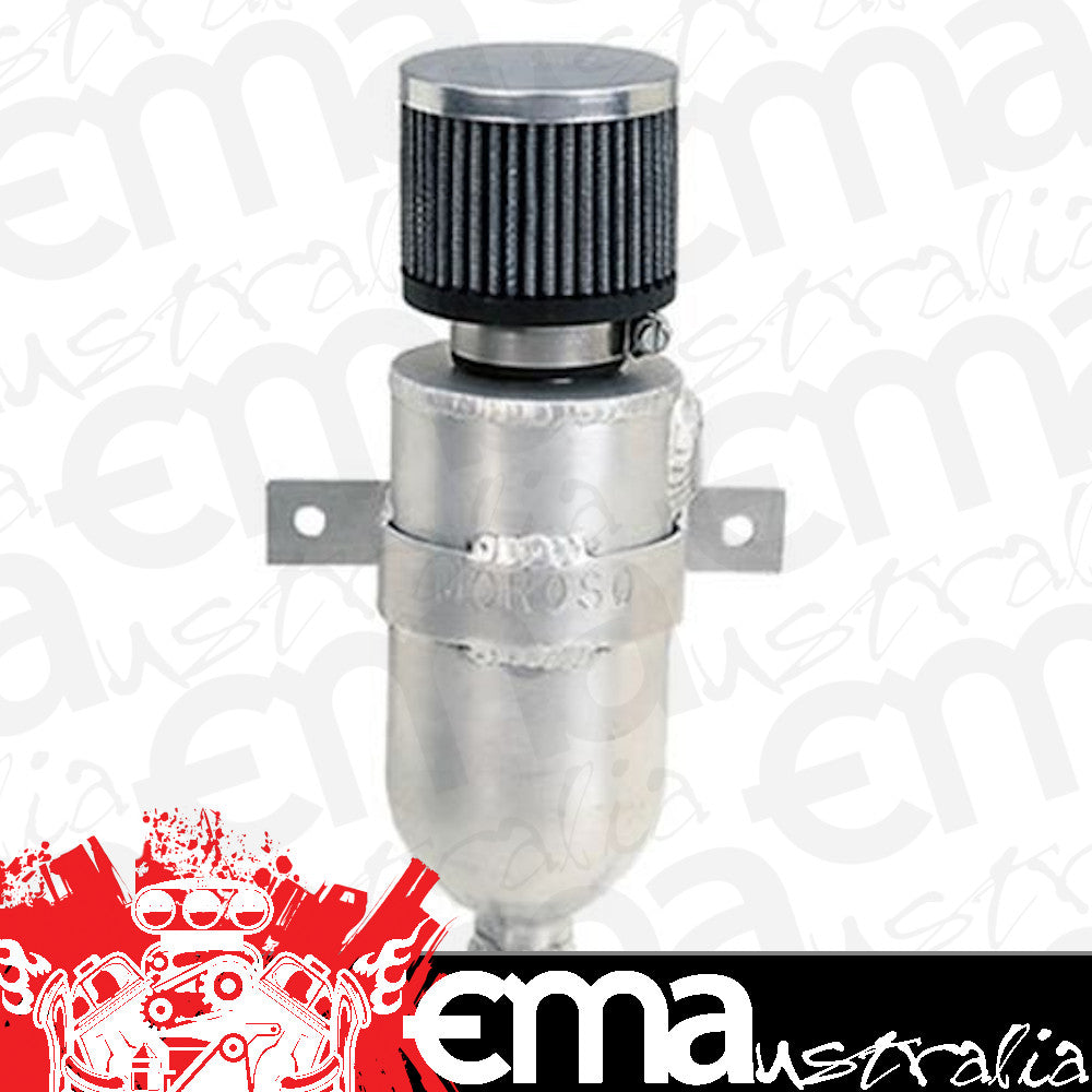 Universal Dry Sump Alloy Breather Tank 3/8" Npt Inlet Round Moroso MO85470