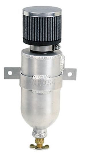 Universal Dry Sump Alloy Breather Tank 3/8" Npt Inlet Round Moroso MO85470