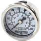 Aeroflow AF30-2207 1-1/2 0-100 Psi Pressure Gaugewhite Face Black Pointer