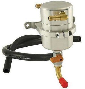 Moroso MO85474 Universal Air/Oil Separator Kit Polished Alloy 3"D X 4"H