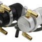 Moroso MO85497 Universal Air-Oil Separator (Black Finish with 3/8" 90Ç??Ç?Ç©ƒ????¶ôÇæ Barb Fittings)
