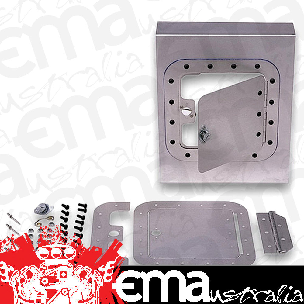 Moroso MO85700 Aluminium Access Door (6" X 6" Door, 8-1/8" X 8-1/8" Overall)