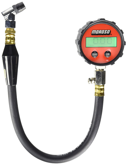 Moroso MO89575 Back-Lit Digital Tyre Pressure Gauge 0-60 PSI