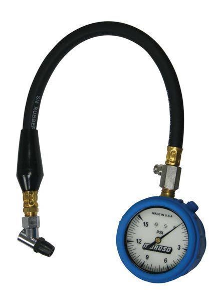 Moroso MO89582 Lighted Tyre Pressure Gauge Dial Type 0-15 PSI Accurate To 2-1/2%