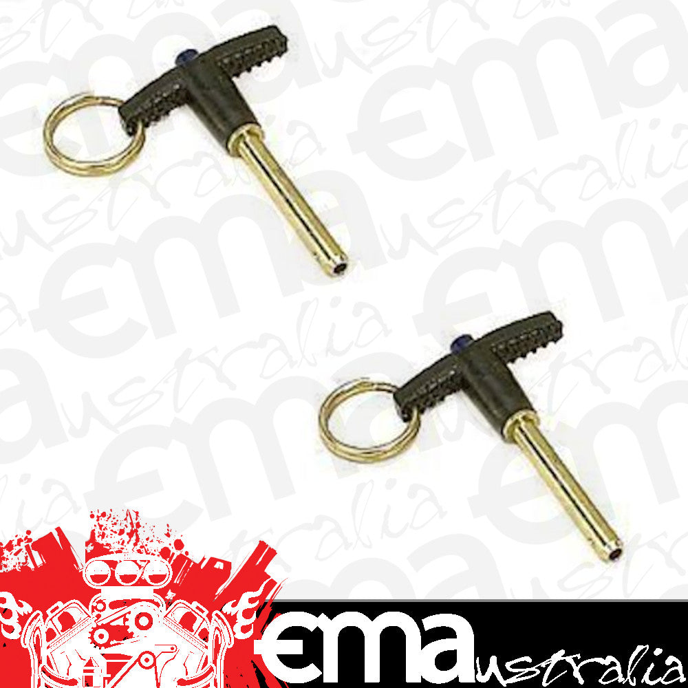 Moroso MO90402 Quick Release Pins 5/16" Diameter 2" Long 12 160 Lb Shear Load