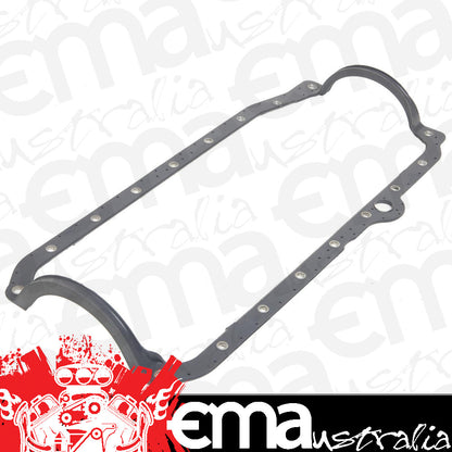 Moroso | MO93151 | Chev SB 5.0./5.7l 86-0n 1 Piece Oil Pan Gasket Steel Core Rubber