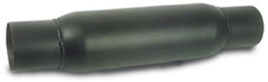 Moroso MO94050 Spiral Flow Racing Muffler 4" O.D X 12" Long 2-1/2" Inlet/Outlet
