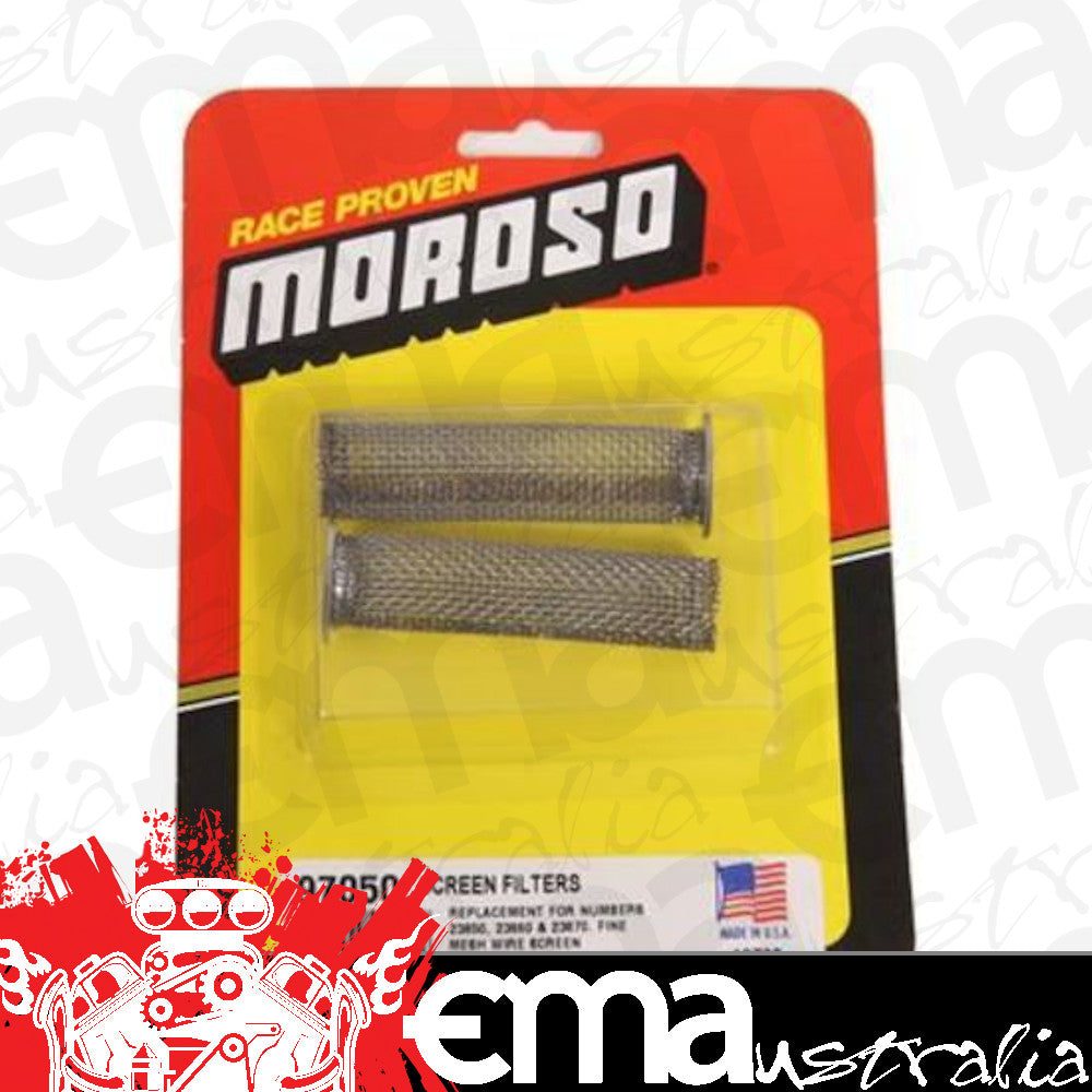Moroso MO97050 Screen Filter Element; In-Line Screened Oil Filters Pn[23850/23860/23970];