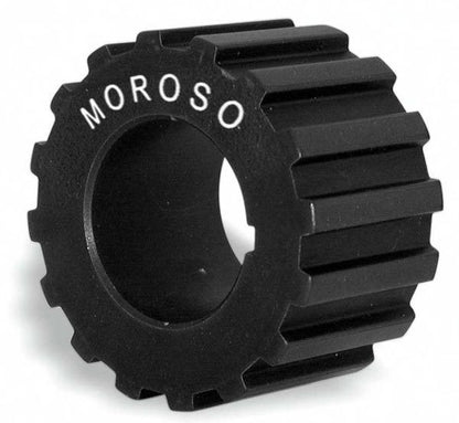 Fits 1 in. diameter keyed drive mandrel.Pulley Type: Accessory drive 16 Tooth Crankshaft Pulley 3/8" Pitch Gilmer Style Wide Moroso MO97170