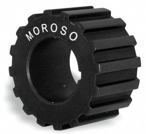 Fits 1 in. diameter keyed drive mandrel.Pulley Type: Accessory drive 16 Tooth Crankshaft Pulley 3/8" Pitch Gilmer Style Wide Moroso MO97170