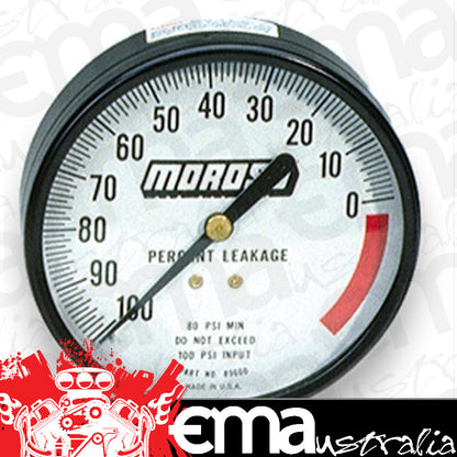 Moroso MO97500 Replacement Gauge Head for Leakage Testers 89600 & 89601
