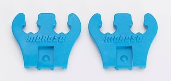 Moroso MO97830 Replacement 7-9Mm Plug Wire Loom Separator 2 Hole Blue 1 Pair