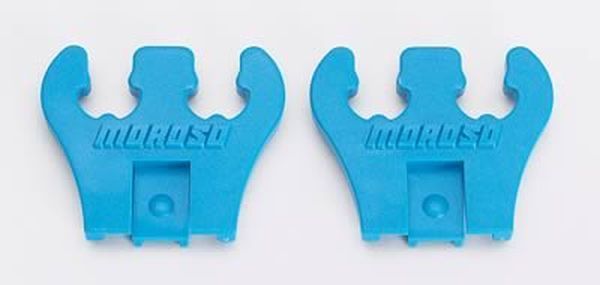 Universal 7-9mm Plug Wire Diameter Wire Separator Material: Polymer Replacement Loom 2 Hole Blue 1 Pair Moroso MO97830