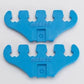 Universal 7-9mm Plug Wire Diameter Wire Separator Material: Polymer Replacement Loom Separators 4 Hole Blue 7 9Mm Wires Moroso MO97832
