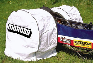 Moroso MO99410 Tyre Cover White Vinyl Fits Over Tyres Up To 33.5 X 17.5-15 Mor99410