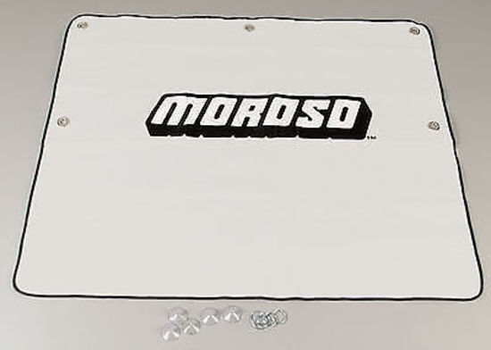 Moroso MO99421 Tyre Cover White Vinyl Suction Cup Fit for Tyres Up To 42" X 36" Mor99421