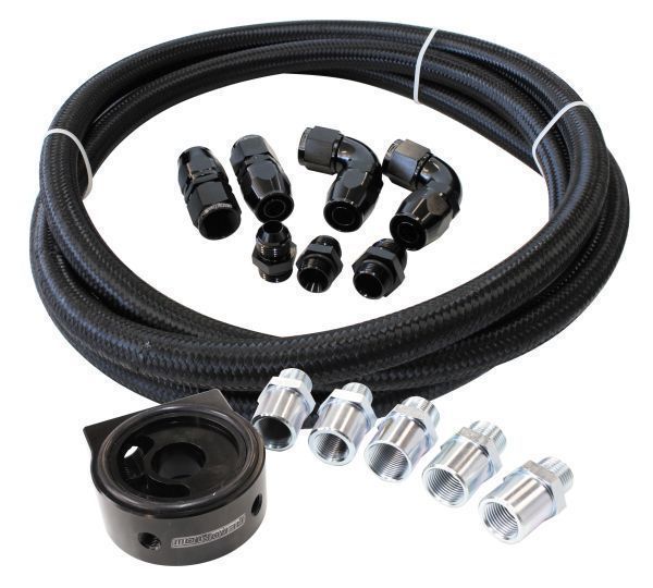 Aeroflow AF30-4000 Universalersal Oil Cooler Line Kit 3/4-" 13/16" M18 M20 & M22
