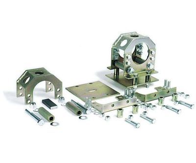 Competition Engineering MOC2030 Housing Mounts Gold Iridited Floating Bolt-On Axle Tube 3 In. Outside Diameter Kit