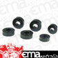 Competition Engineering MOC3027 Body Mount Bushings Aluminium Black Anodized Buick Chevrolet Oldsmobile Pontiac Set Of 6