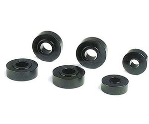 Competition Engineering MOC3027 Body Mount Bushings Aluminium Black Anodized Buick Chevrolet Oldsmobile Pontiac Set Of 6