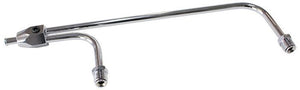 Aeroflow AF30-4160 Chrome Fuel Rail 8-21/32" Betwen Inlets Vac Secondarys 3/8"