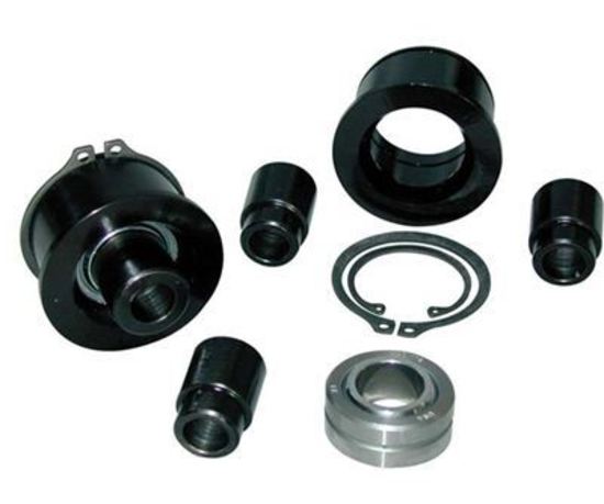 Competition Engineering MOC3168 Spherical Bearing-Bushing Kit for Rear Control ARMS Billet Aluminium/Steel Black Ford (pair)