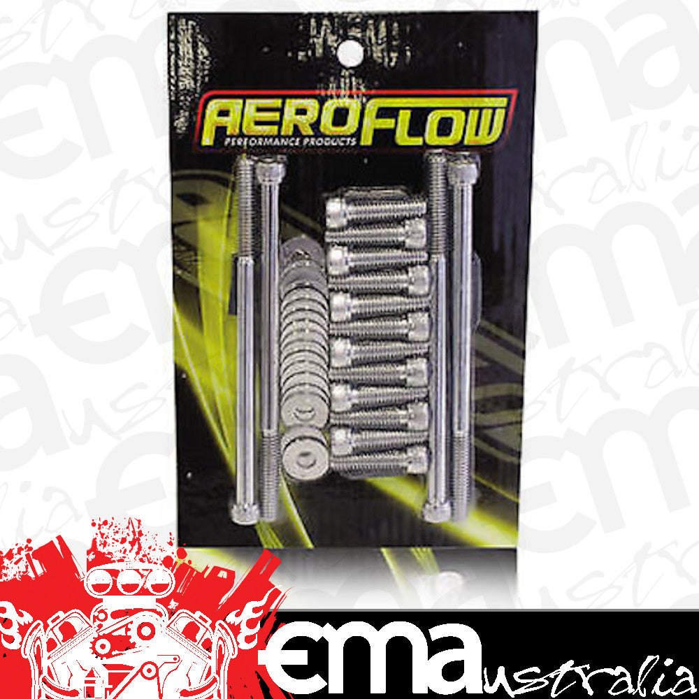 Aeroflow AF37-0005 Ford 302 351C Valve Cover Bolt(Cap Screw) Rocker Cover