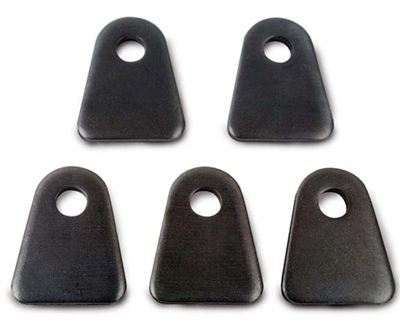 Competition Engineering MOC3425 Brackets Steel Weld-On Bolt-In Belt Mounting Tabs Set Of 5